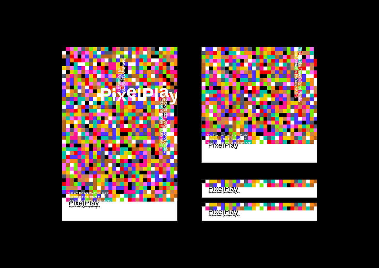 PixelPlay 数字艺术设计展品牌&视觉设计