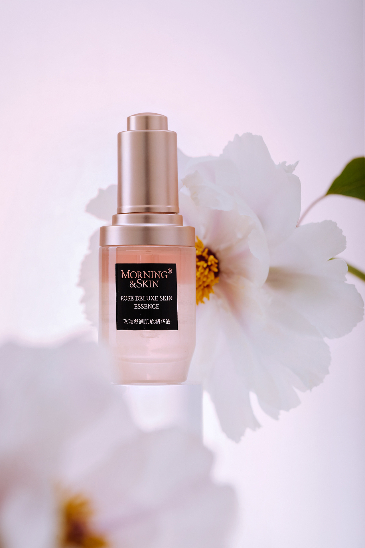 玫瑰肌底液精华包装设计