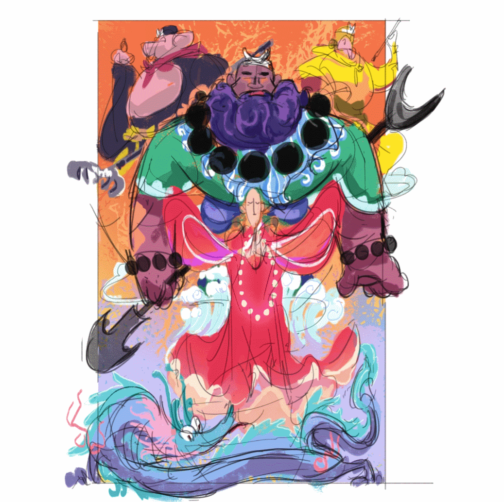 嘟嘟西游系列插画合集