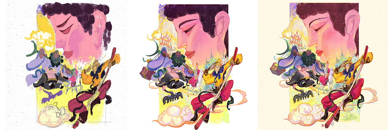 嘟嘟西游系列插画合集