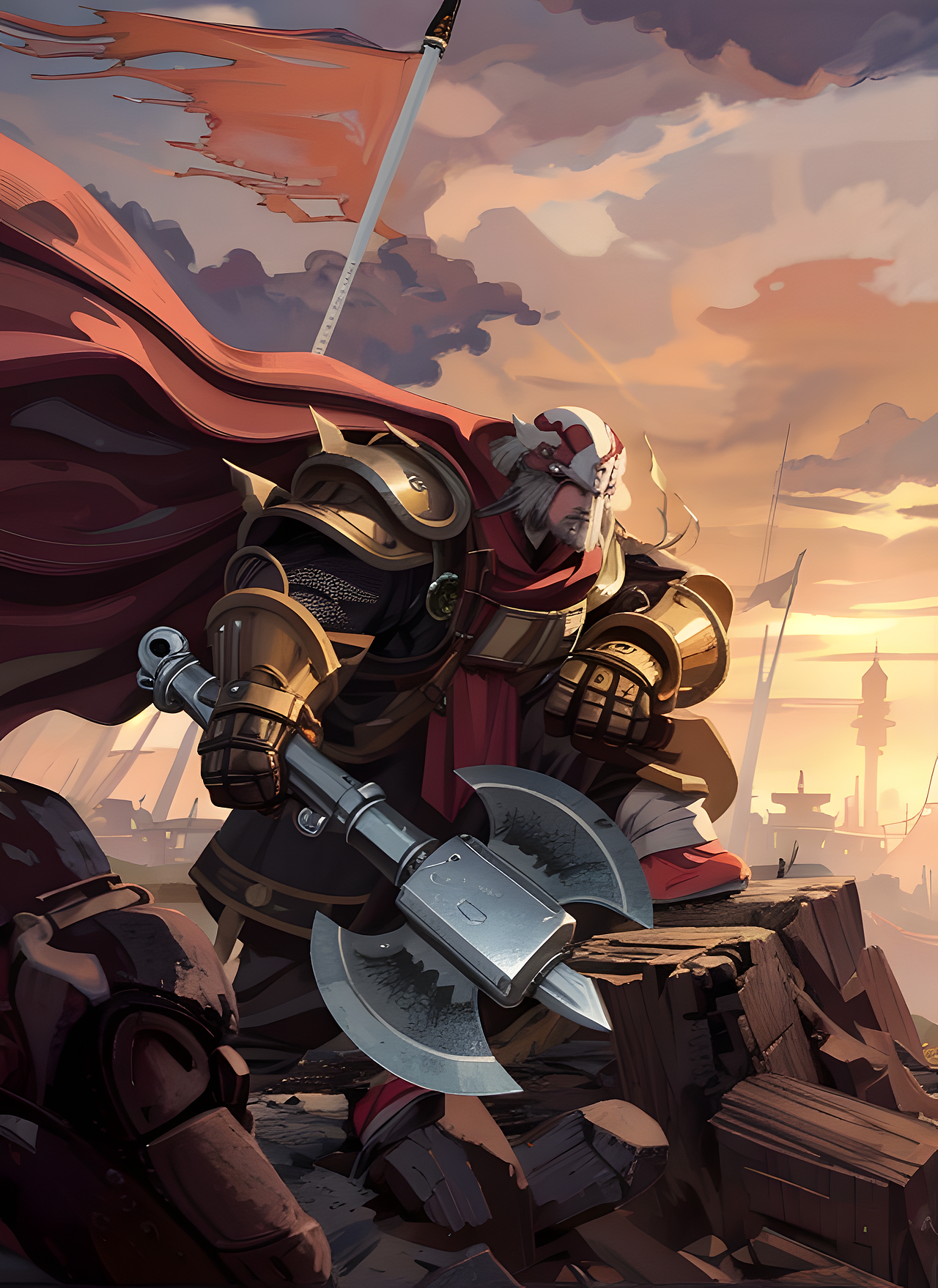 AI 美宣作品-使用了ComfyUI+Krita