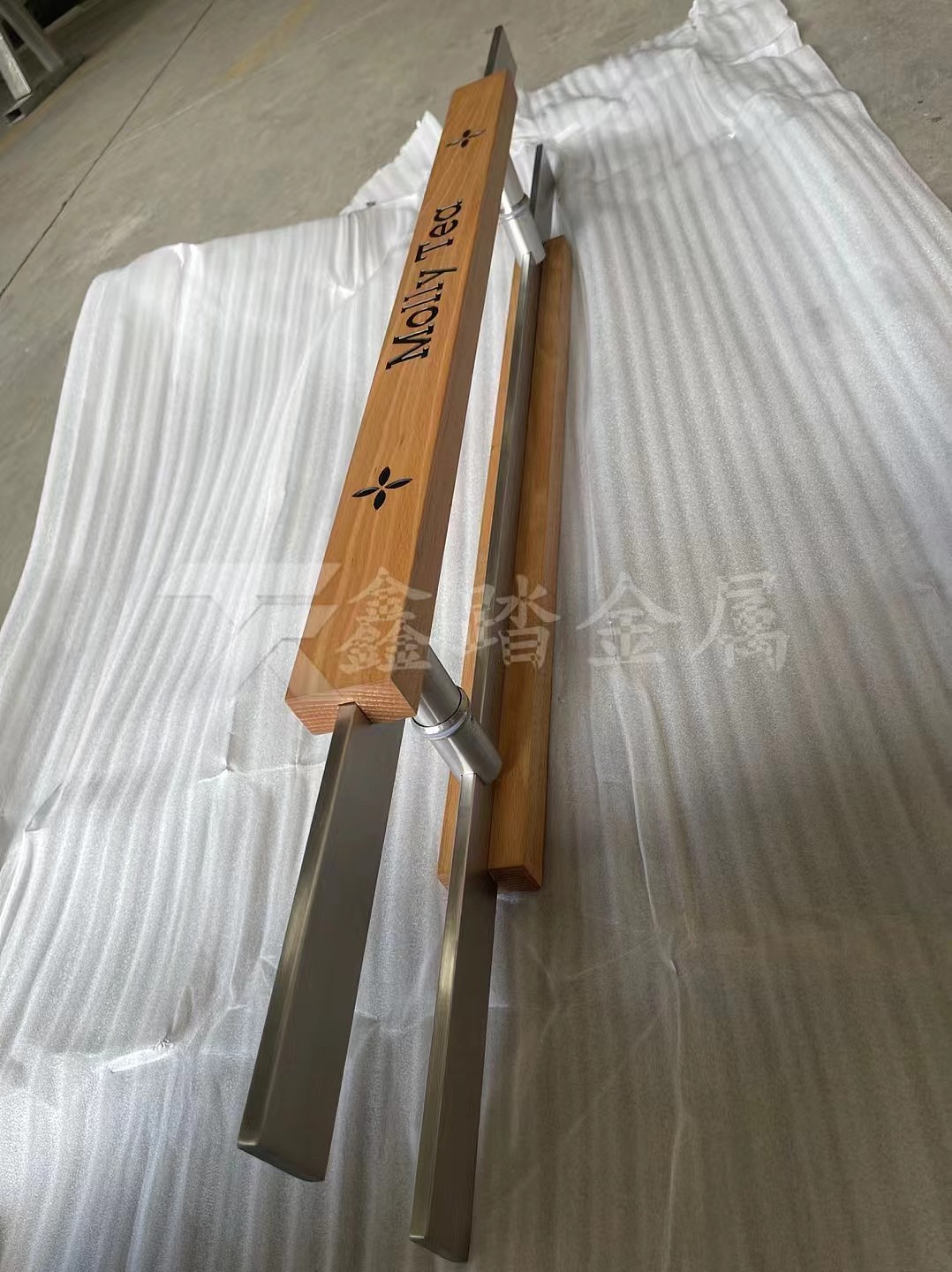 金属高档大门拉手 不锈钢拉丝大门拉手定制