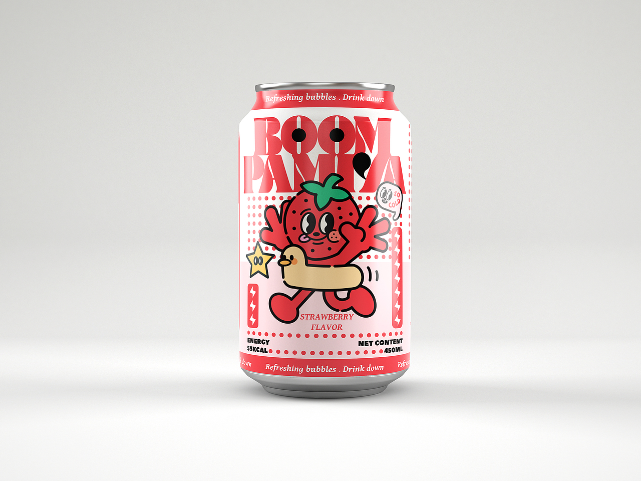BOOMPAMIYA气泡酒包装及物料设计