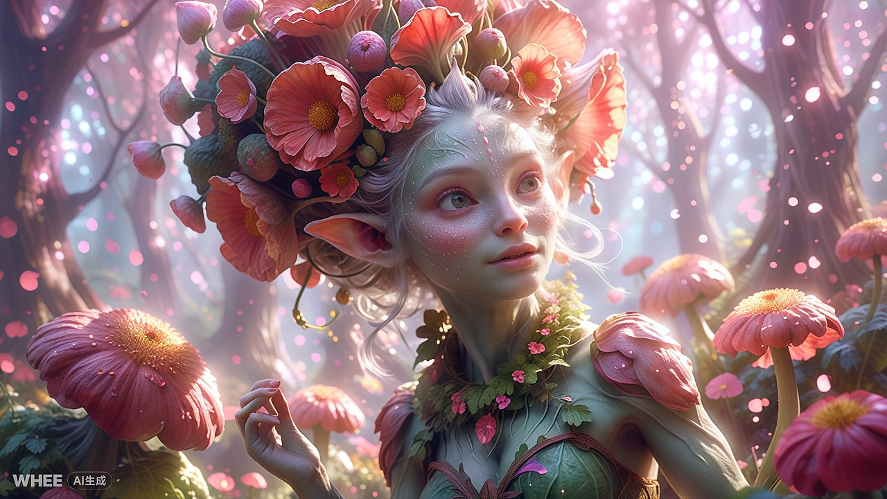 超现实| 木林森灵魂之姿（图ZMzczNzY0ODI4） - AI作品 - 站酷设计师米斯夏Summer原创素材 - 站酷ZCOOL