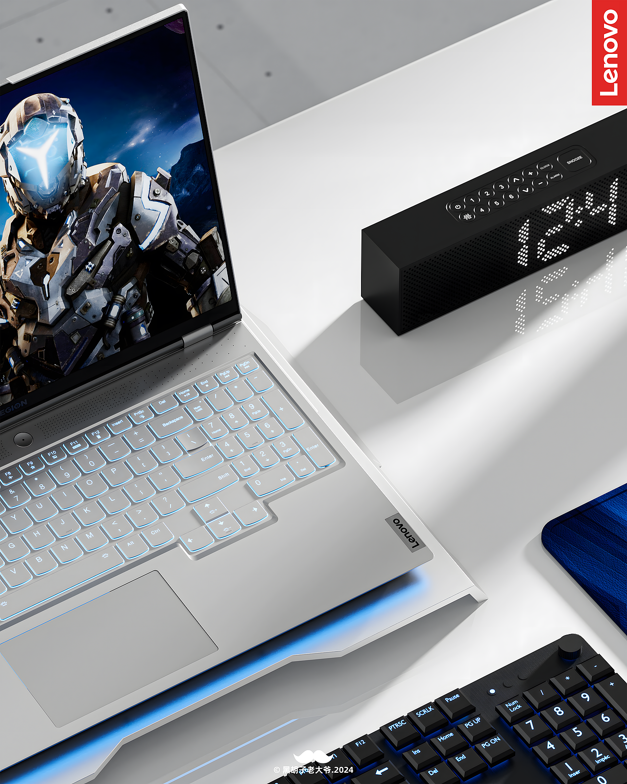 一些桌面场景的渲染作品