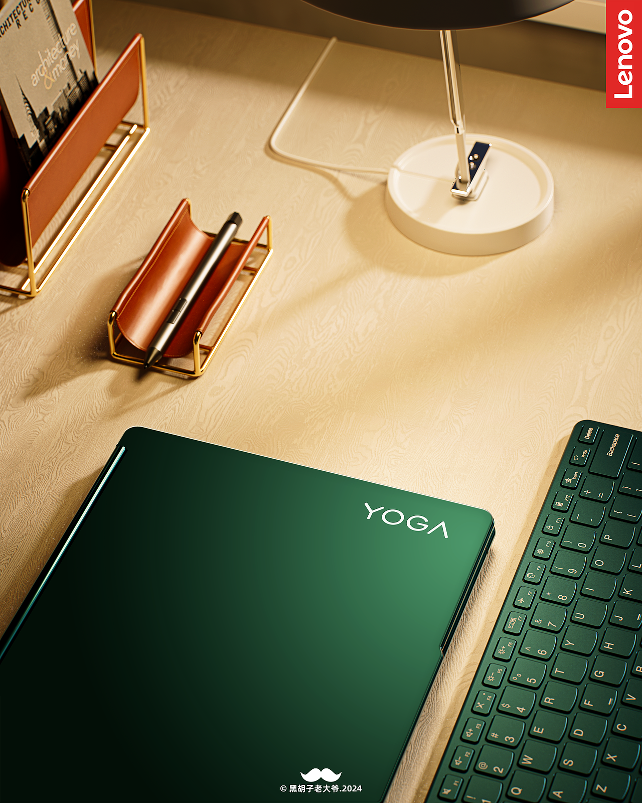 一些桌面场景的渲染作品