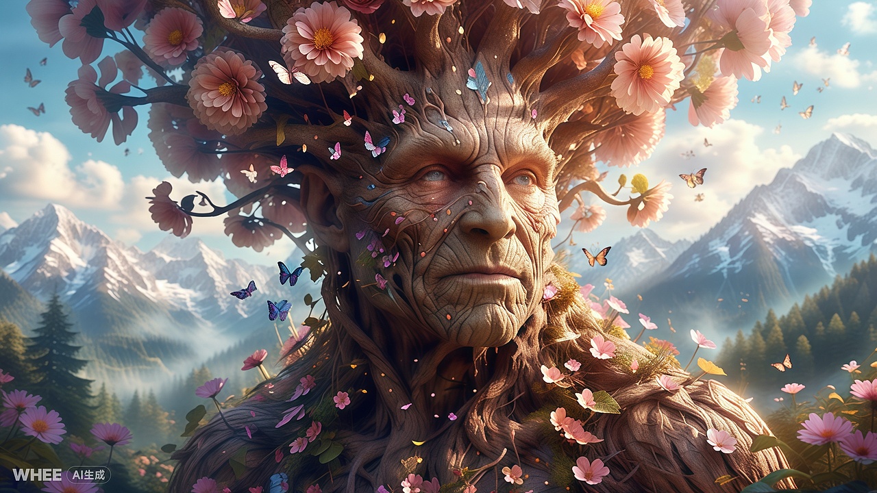 超现实| 木林森灵魂之姿（图ZMzczNzY0ODY0） - AI作品 - 站酷设计师米斯夏Summer原创素材 - 站酷ZCOOL