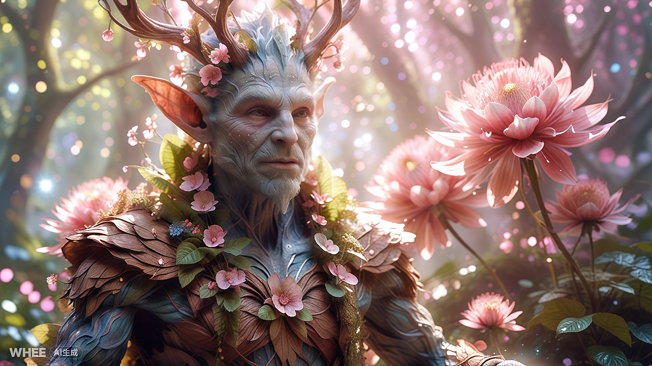 超现实| 木林森灵魂之姿（图ZMzczNzY0ODg4） - AI作品 - 站酷设计师米斯夏Summer原创素材 - 站酷ZCOOL