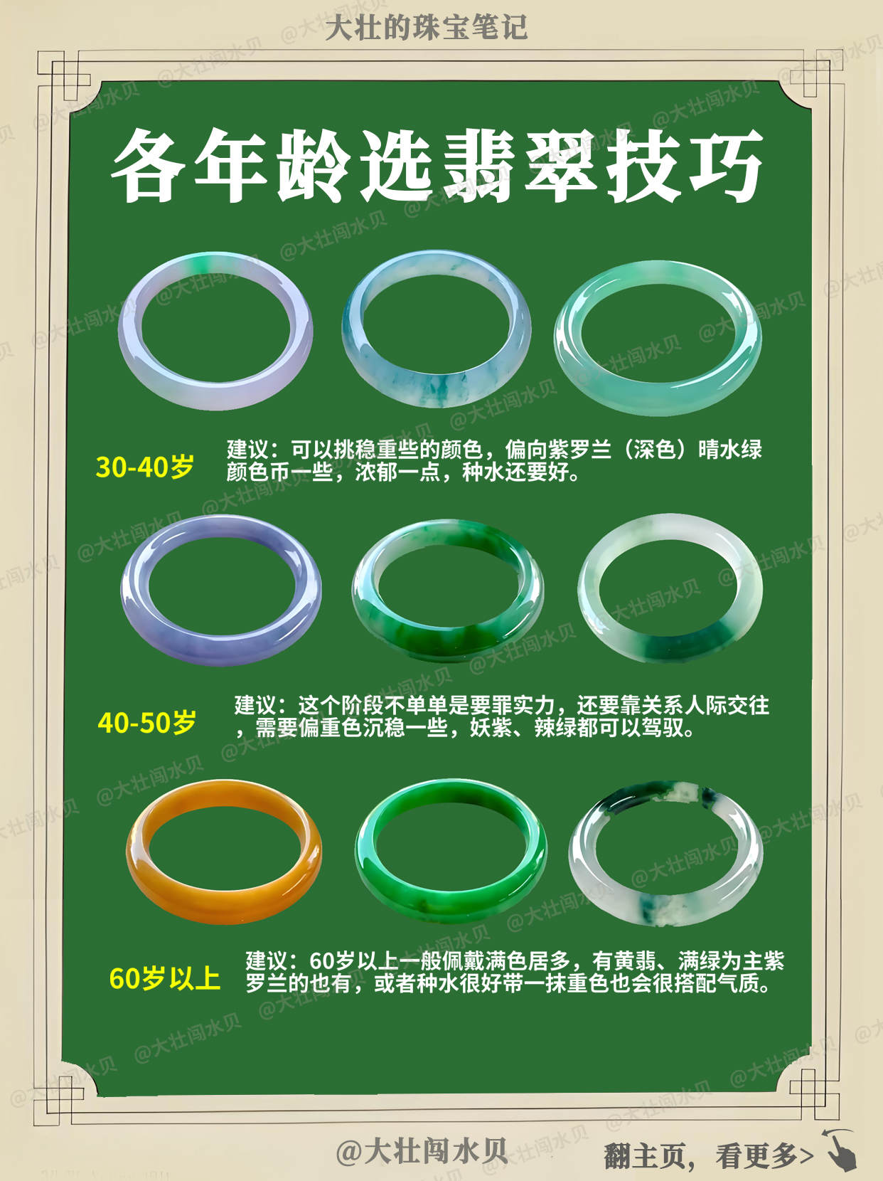 各年龄段选翡翠的方法技巧(建议收藏)