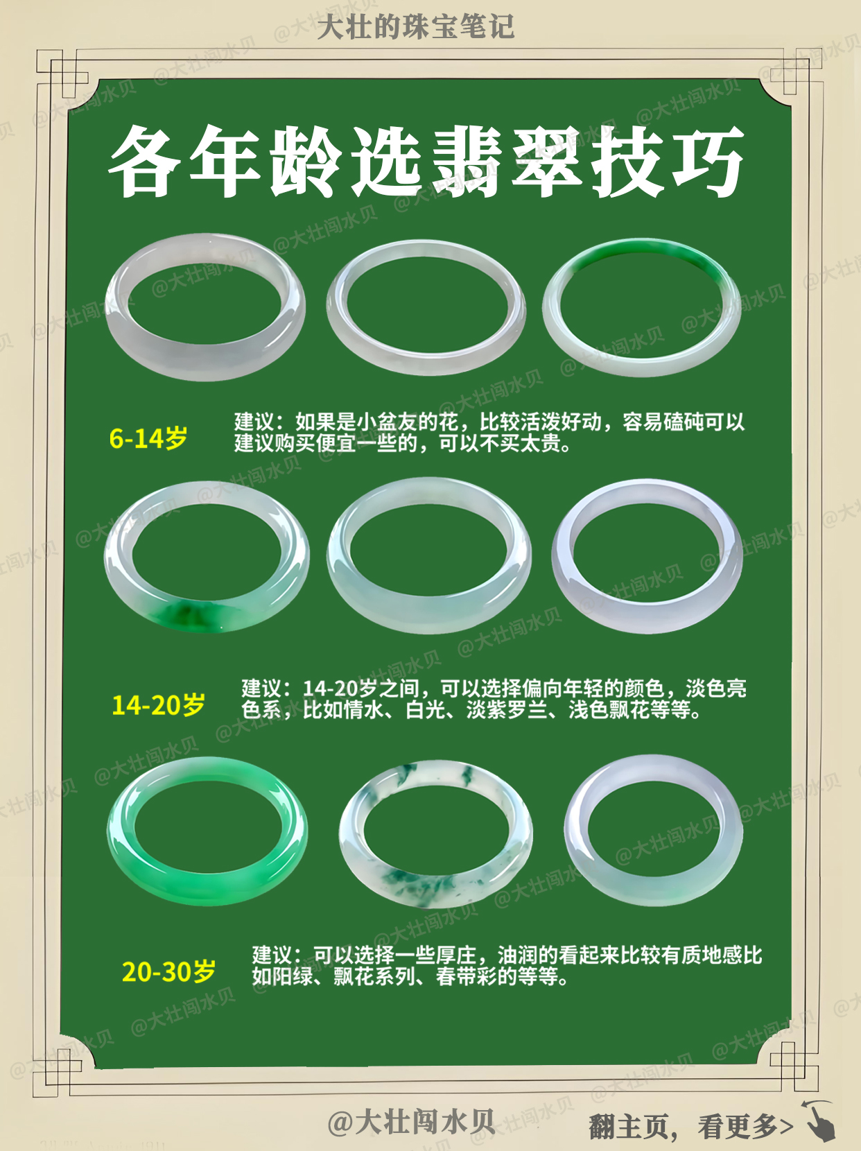 各年龄段选翡翠的方法技巧(建议收藏)