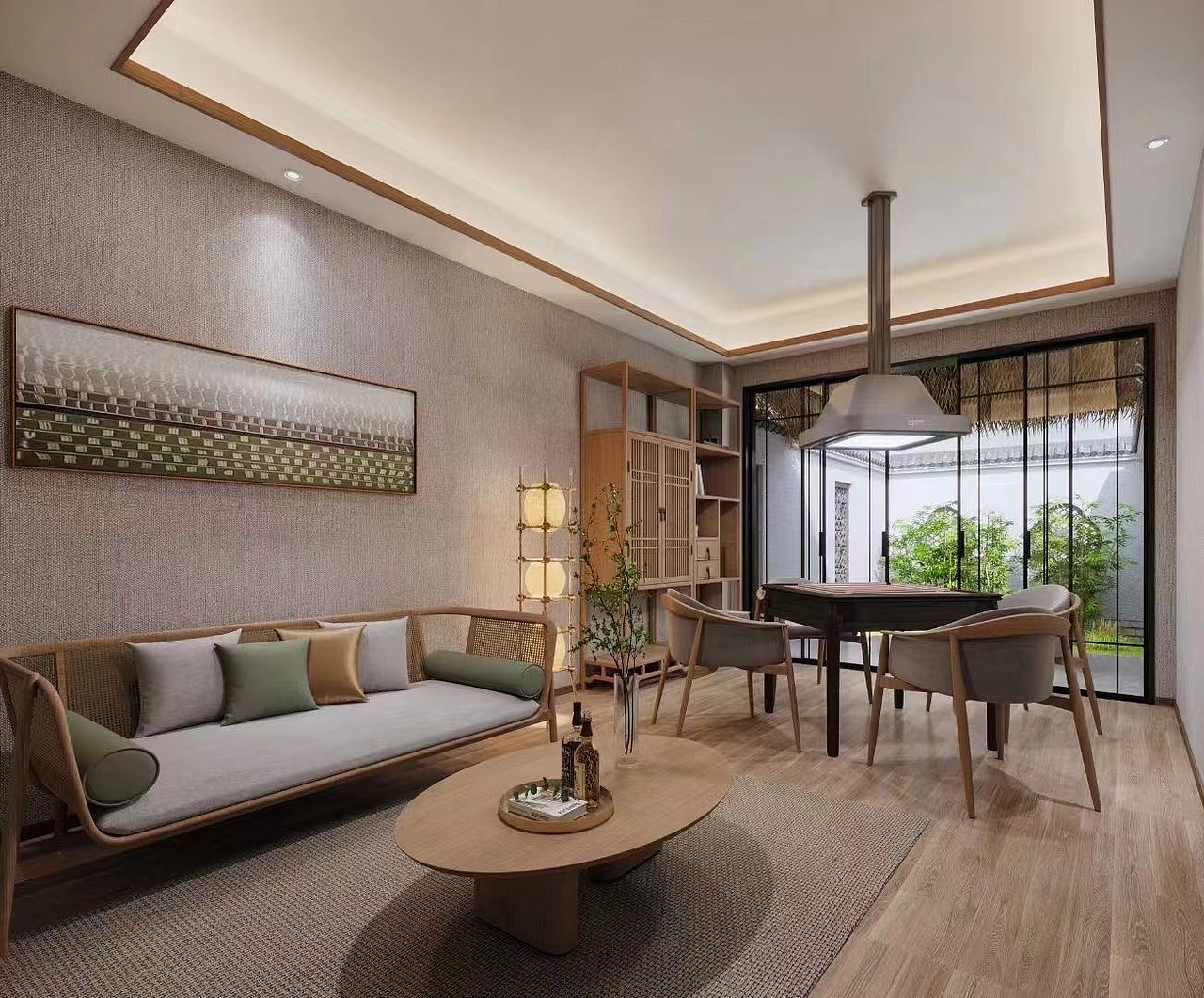 自然原木风民宿,感受自然的生命力