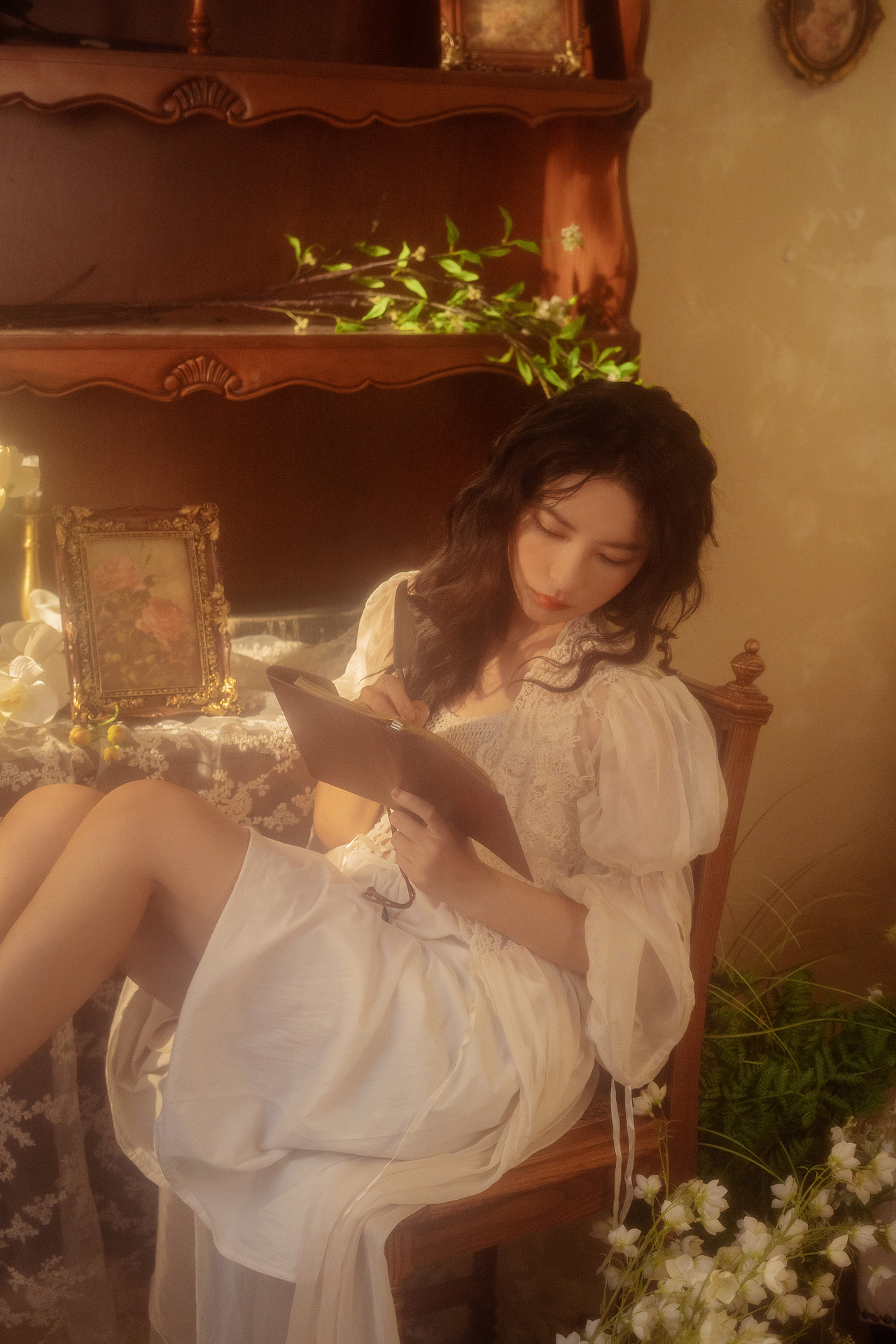 法式油画少女（图ZMzczNzgwMzM2） - 人像摄影 - 站酷设计师女摄二猫原创素材 - 站酷ZCOOL