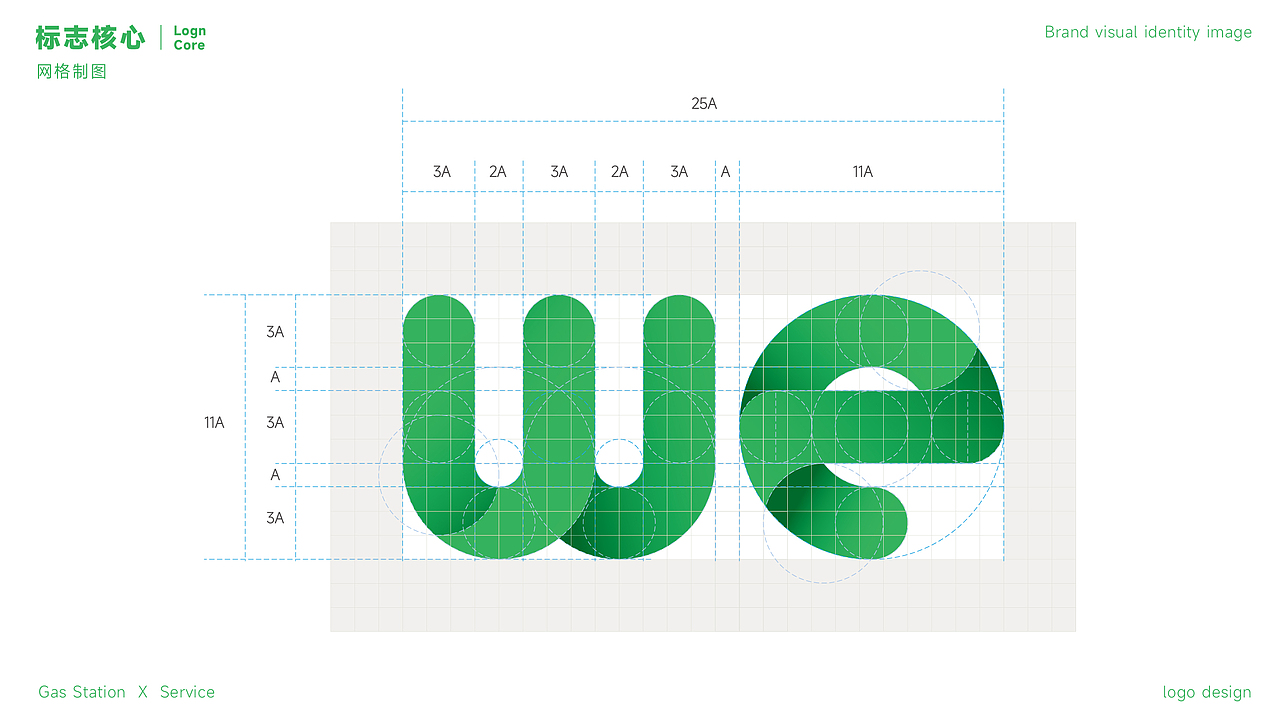 微车加油站品牌LOGO设计|能源环保丨LOGO VI设计