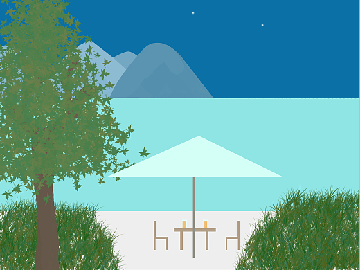 海边的夜