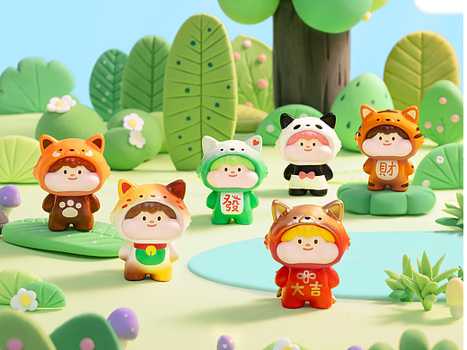 盲盒摄影-FuryampMeatball 棉花小狐仙