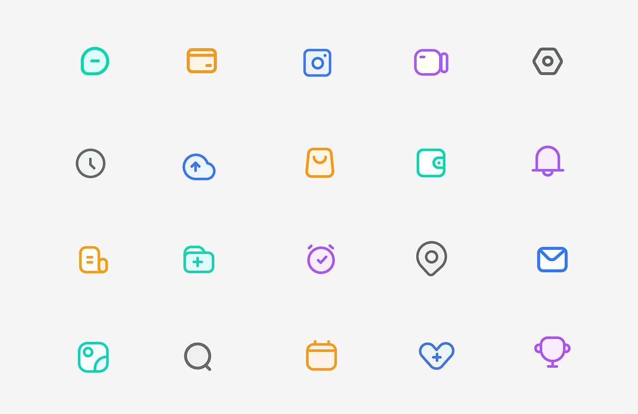icon 基础图标练习（图ZMzczODA0MzA0） - 图标 - 站酷设计师咖啡来点茶原创素材 - 站酷ZCOOL