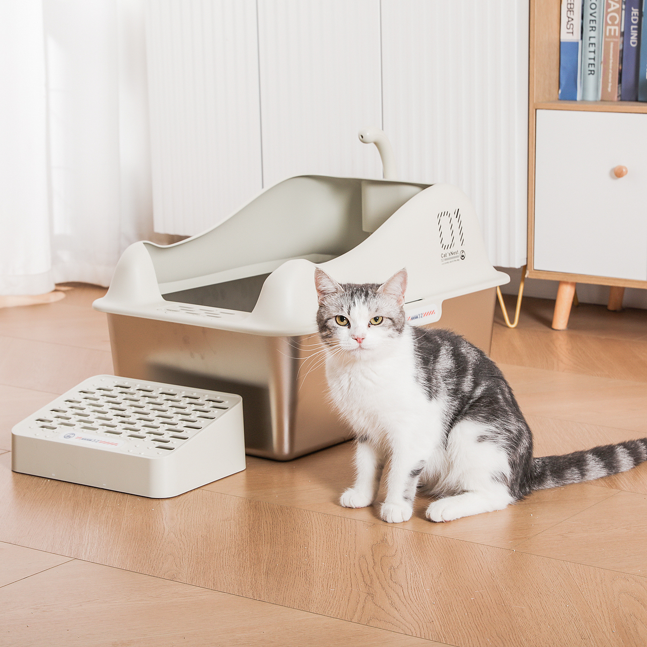 猫砂盆主图设计详情拍摄主图视频制作产品摄影静物亚马