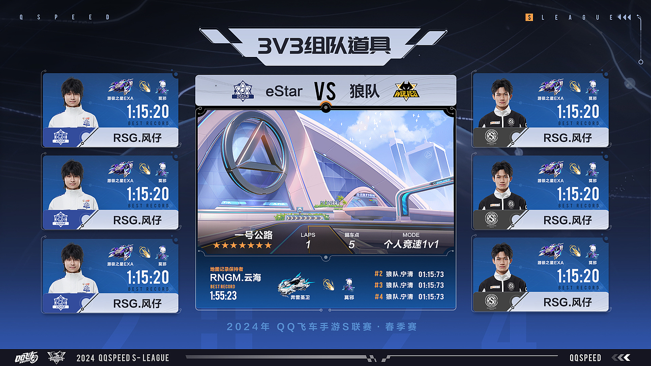 2024《QQ飞车S联赛·春季赛》电竞视觉