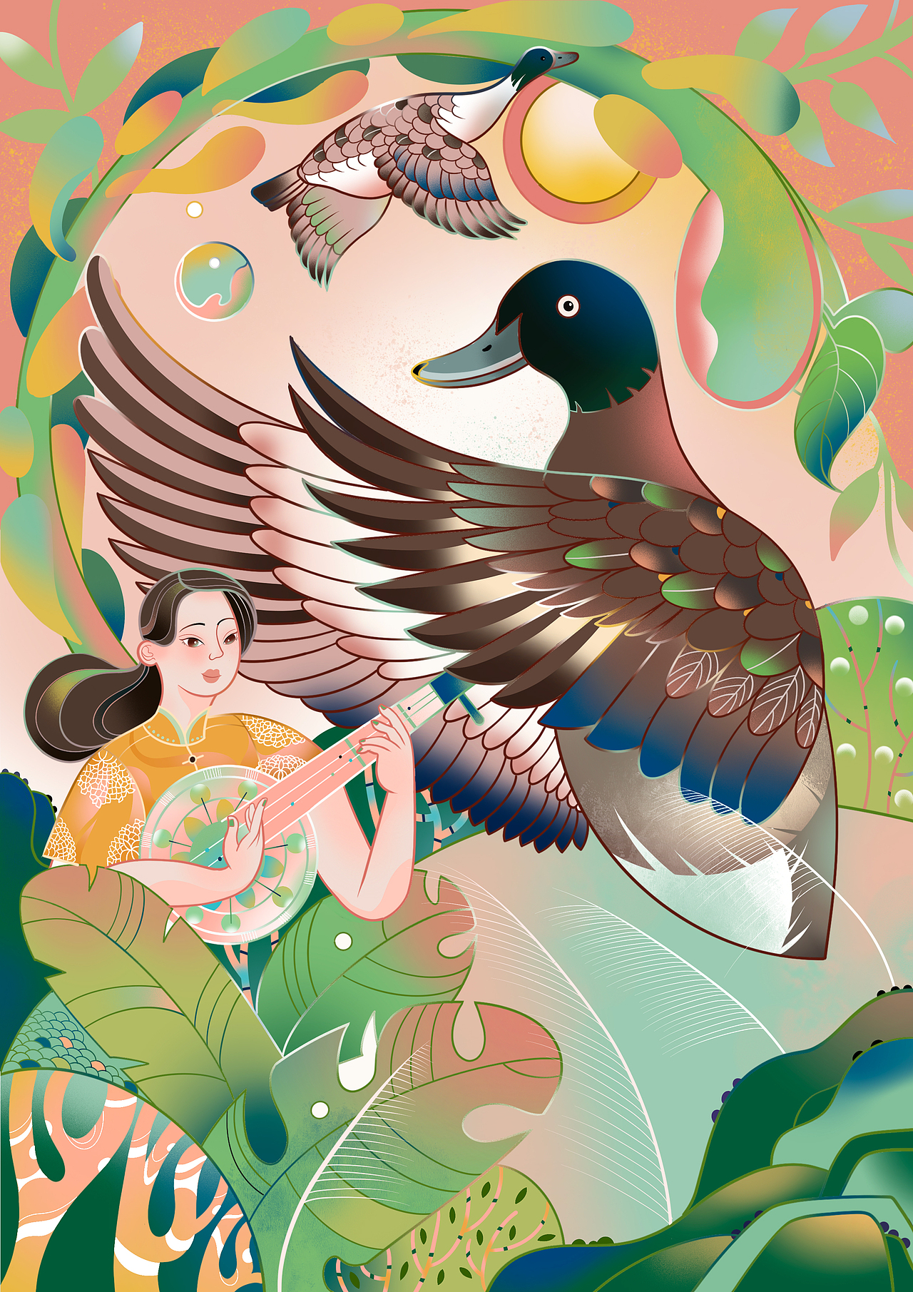 湿地鸟类保护合集（图ZMzczODE0MTg4） - 创作习作 - 站酷设计师亖个二二原创素材 - 站酷ZCOOL