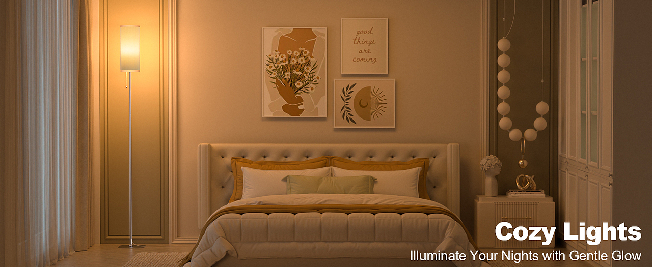 亚马逊布艺灯主图、A+设计