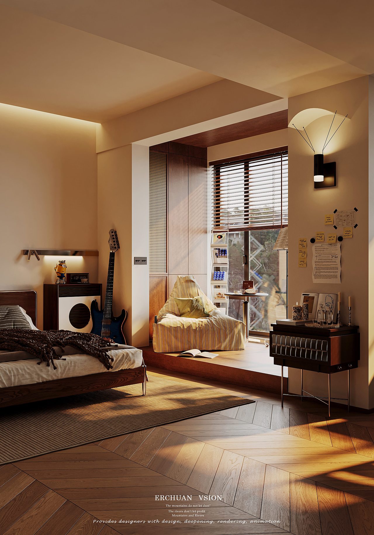 而川视觉丨现代中古风 — 邂逅时光深处的温柔（图ZMzczODIyMzg0） - 家装设计 - 站酷设计师而川视觉原创素材 - 站酷ZCOOL