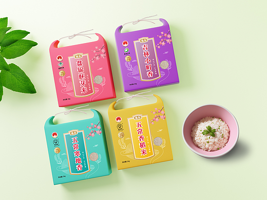 大米包装设计（个人主页-ZNjkxNDQxODA=） - 包装 - 站酷设计师康coffee原创素材 - 站酷ZCOOL
