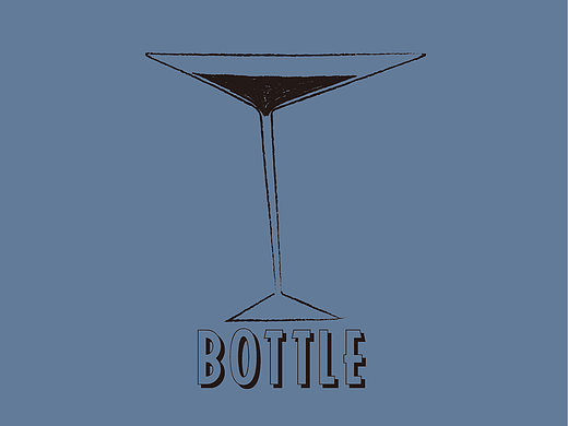 品牌视觉｜Bottle复古酒水菜单设计