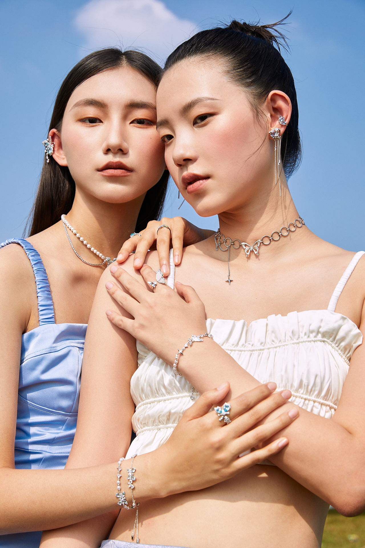 首饰拍摄Part 2 ｜双人模特互动 ｜互动画面