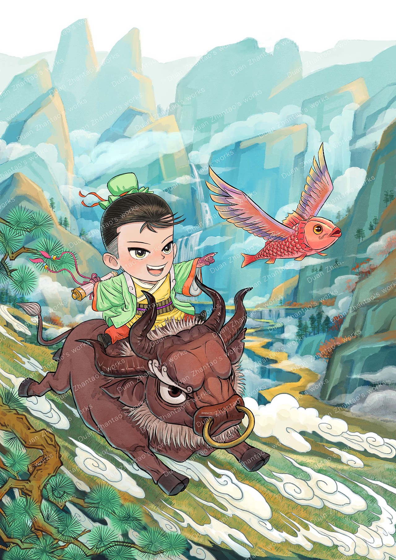 山海经封面插图