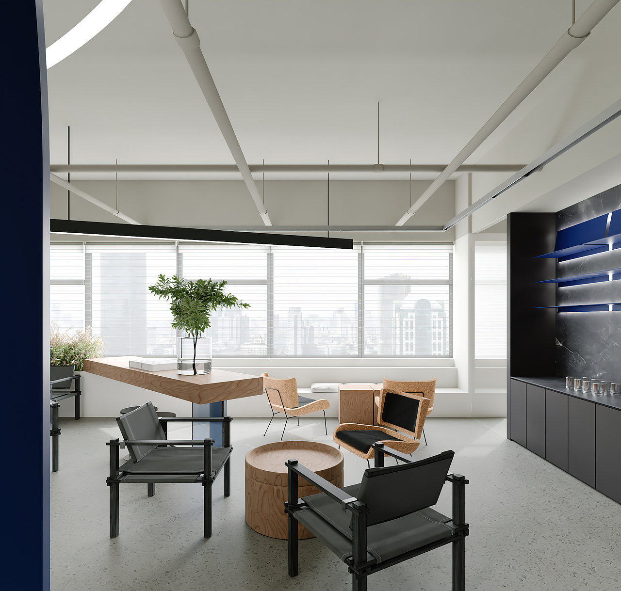 现代极简办公室.就应该这么装