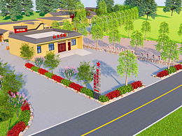 红色文化方案效果图