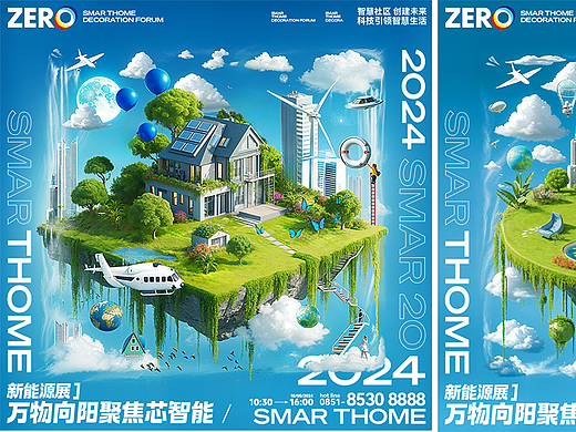 一套视觉创意海报