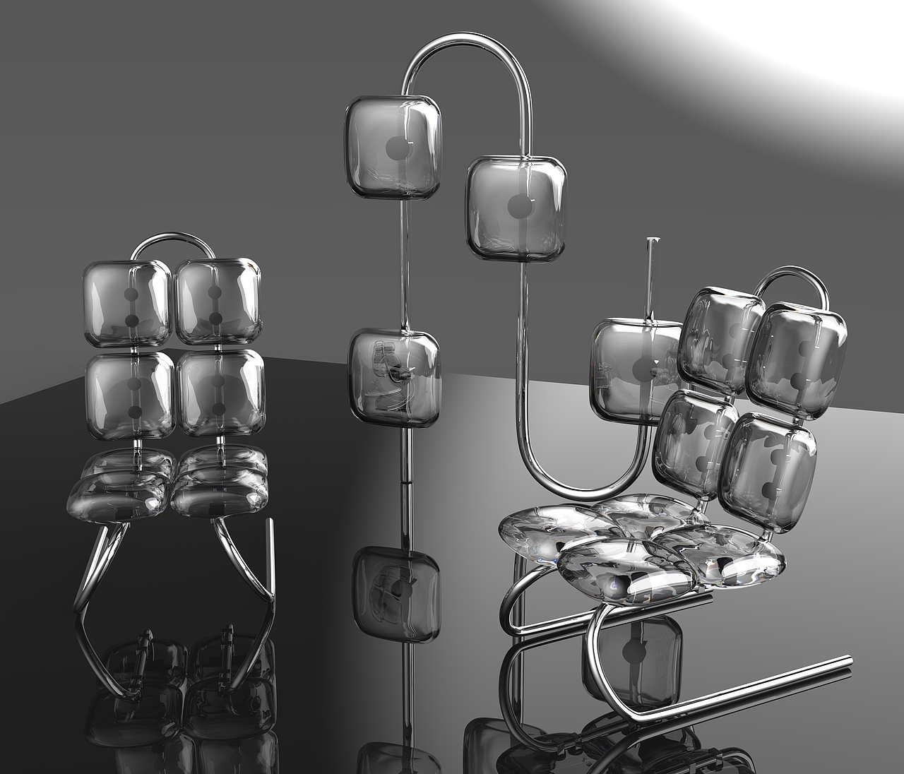 毕业设计与练习家具建模作品集