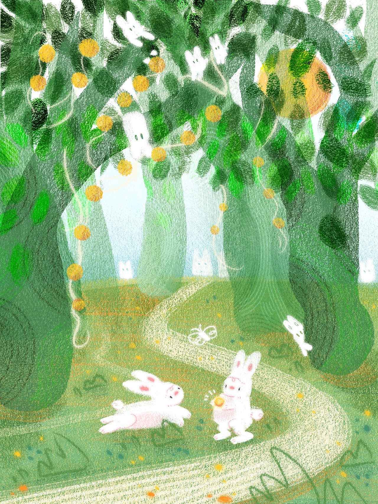 兔子的山河湖海（图ZMzczODc1NjIw） - 创作习作 - 站酷设计师杏仁儿Jess.X.原创素材 - 站酷ZCOOL