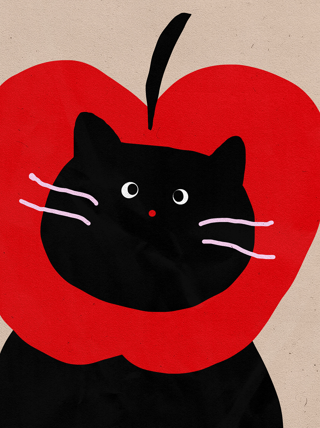 平面治愈插画-小猫系列