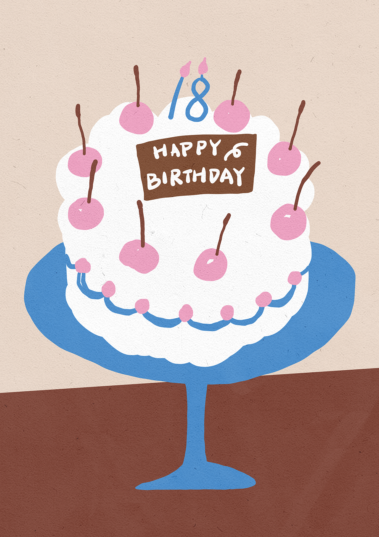 平面治愈插画-小猫系列