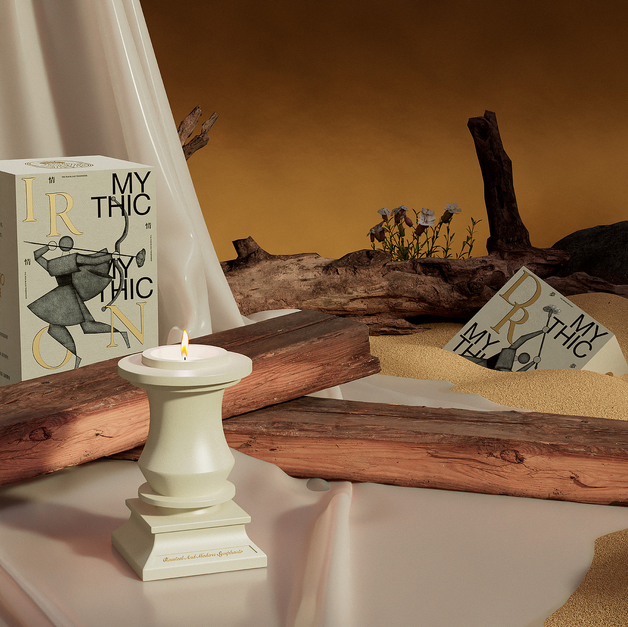 梵帝侬香薰蜡烛品牌包装全案 | 标志/VI/包装