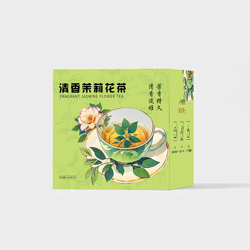 茶叶包装｜茉莉花茶包装设计（图ZMzczODgxNjAw） - 包装 - 站酷设计师酷酷的橙子李原创素材 - 站酷ZCOOL