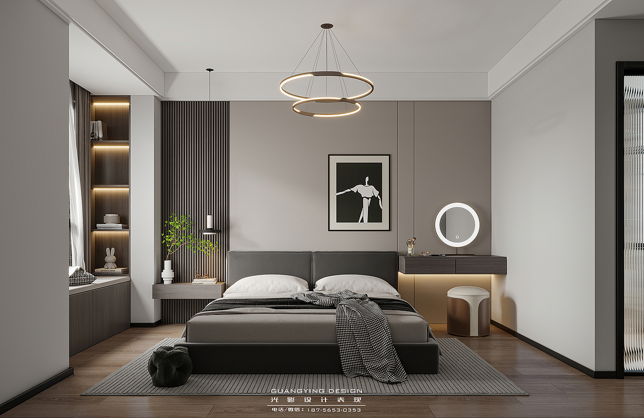 灰色系家装效果图