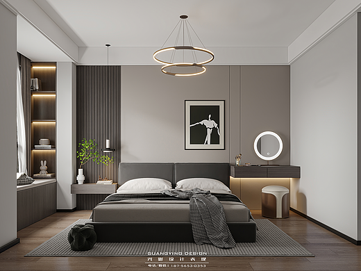 灰色系家装效果图