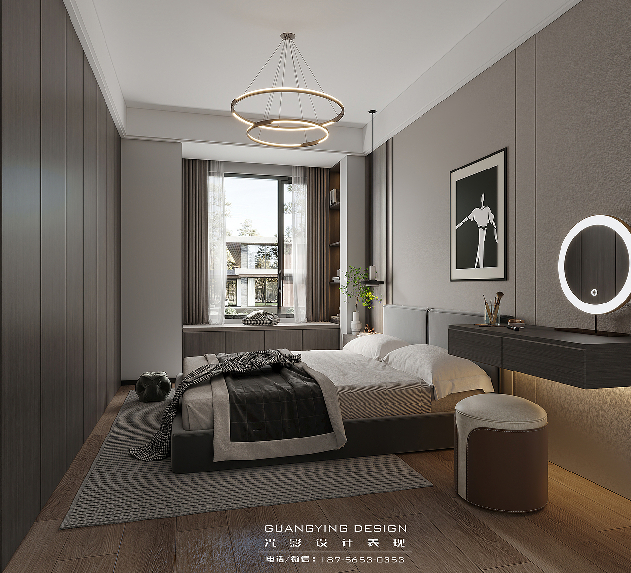 灰色系家装效果图