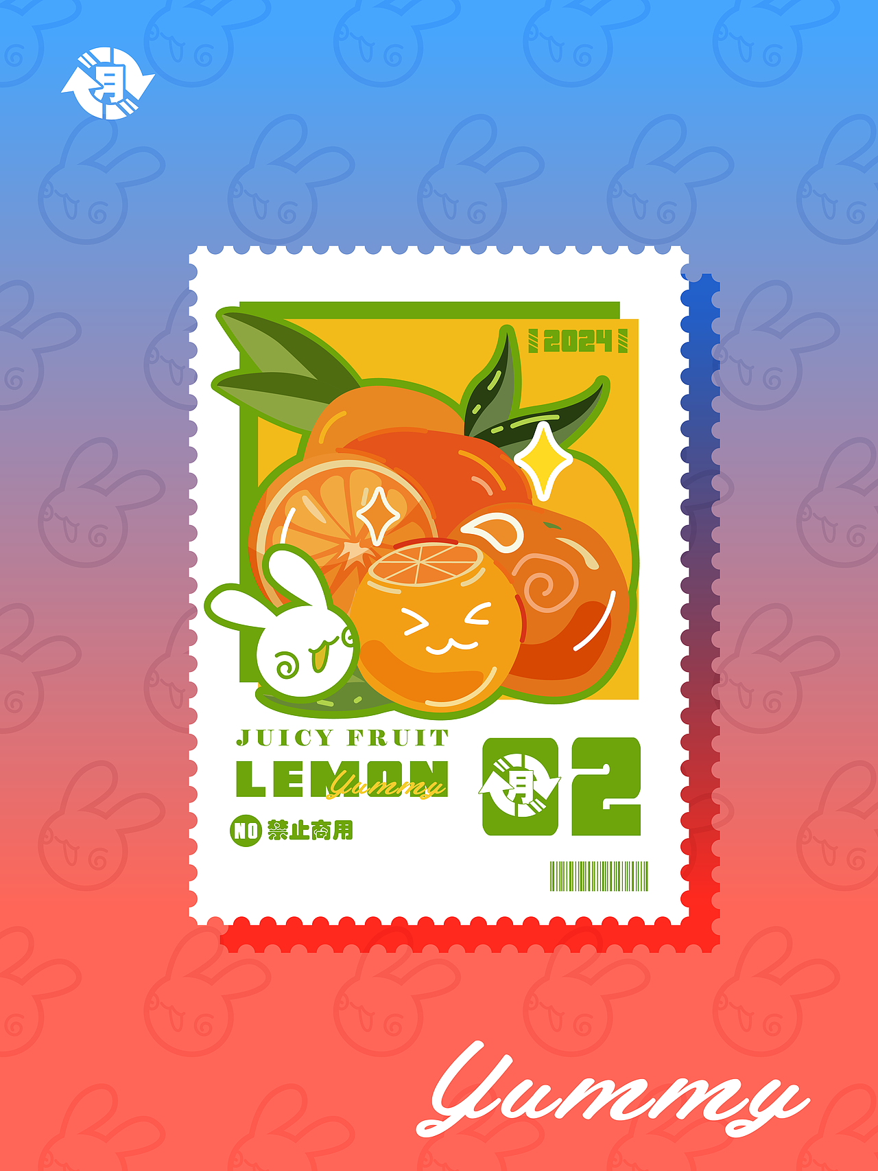 【百变兔球】美食——水果篇02（图ZMzczODkwNjM2） - IP形象 - 站酷设计师月绯月原创素材 - 站酷ZCOOL