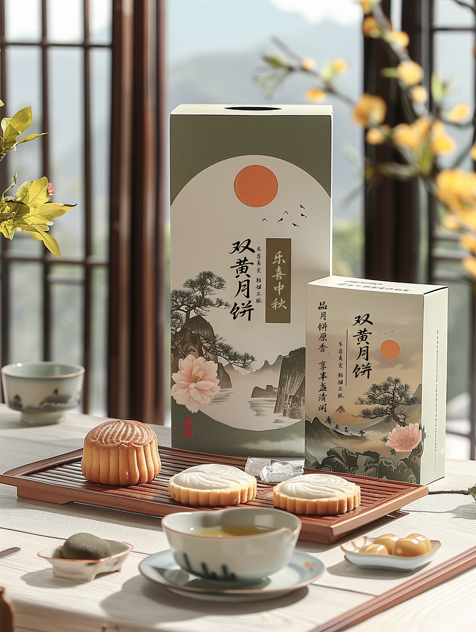 国风中秋礼盒设计