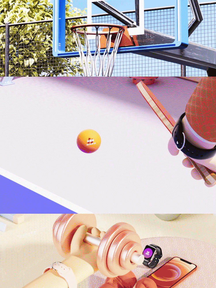 苹果手环三维动画视频 产品视频