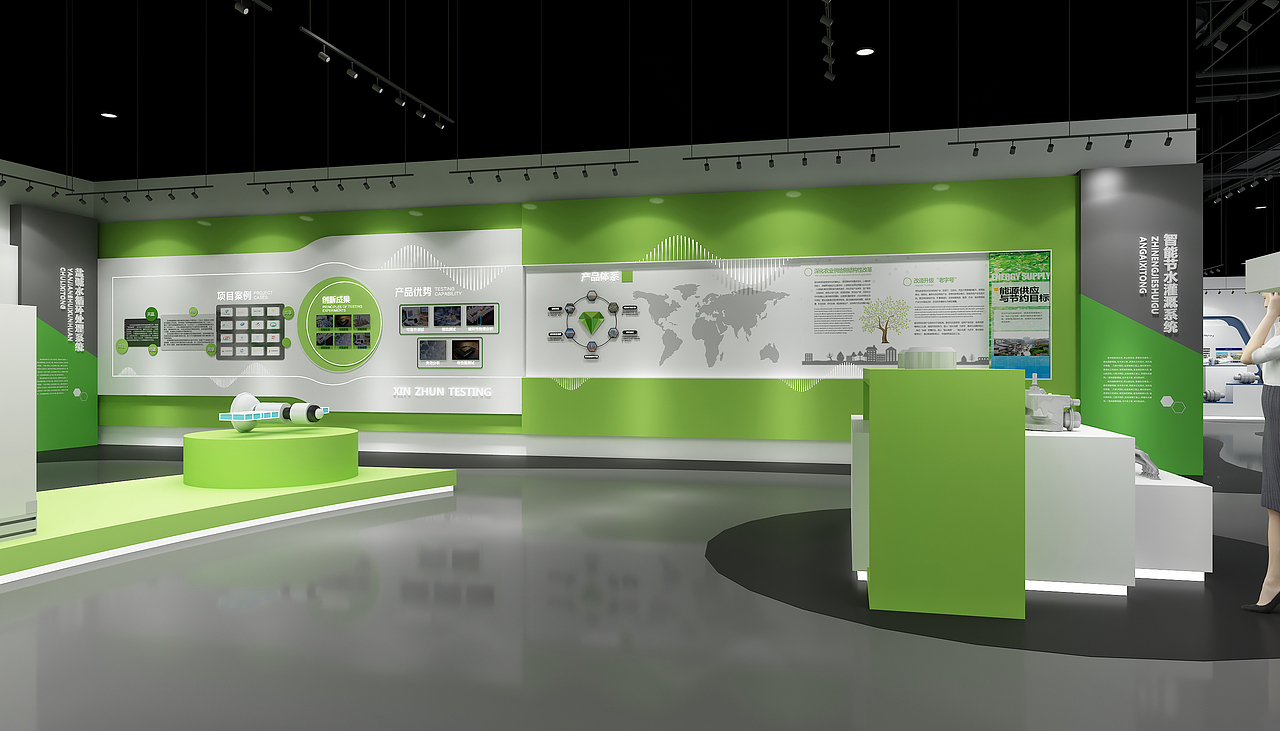 智能农业设备展示展厅（图ZMzczODkzMTY4） - 展陈设计 - 站酷设计师设计胖胖原创素材 - 站酷ZCOOL