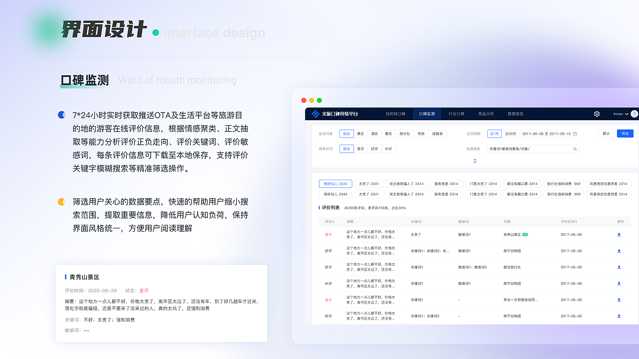 文旅口碑舆情平台（图ZMzczODk2NzQw） - 门户网站 - 站酷设计师SerenityStar原创素材 - 站酷ZCOOL