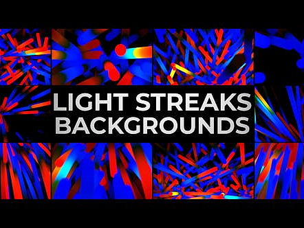 PR模板|抽象灯光风格动画动效片头背景展示生日舞会