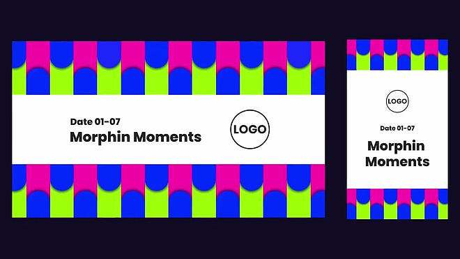 PR模板|创意品牌图形展示动效动画海报广告宣传预告片