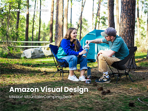 Camping Gear Visual Design 
