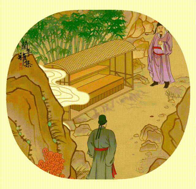 原创「兰亭雅集」小图插画合集（图ZMzczOTI3ODY4） - 商业插画 - 站酷设计师君竹ho原创素材 - 站酷ZCOOL